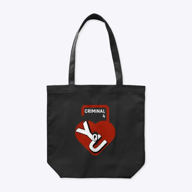 CRIMINAL 4 YOU HEARTLOCK DUST TOTE