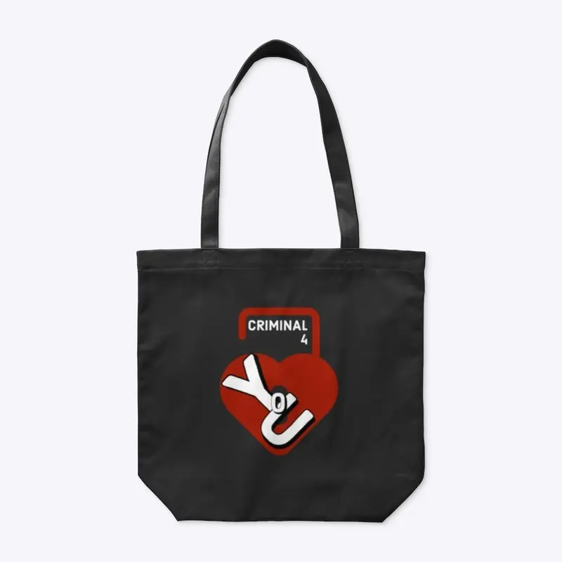 CRIMINAL 4 YOU HEARTLOCK DUST TOTE